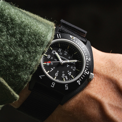 Marathon NAV-D Standard-Issue, Tritium Pilot's Quartz 41mm | WW194013BK-0101