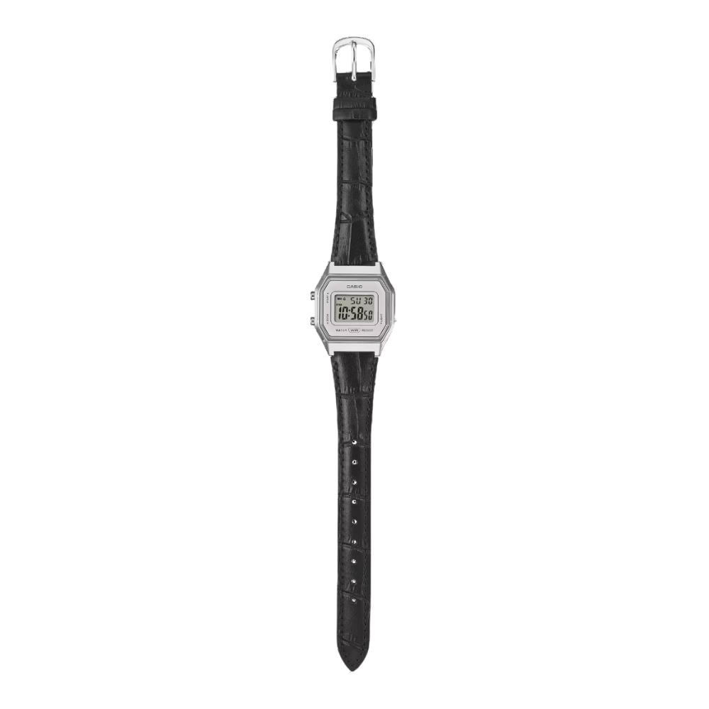 CASIO VINTAGE Black Genuine Leather Strap | LA680WEL-1