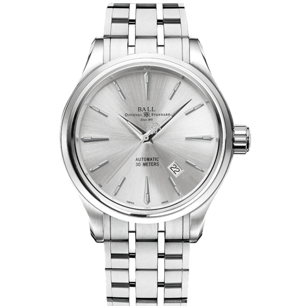 BALL Trainmaster Legend SIlver Dial | NM9080D-S1J-SL