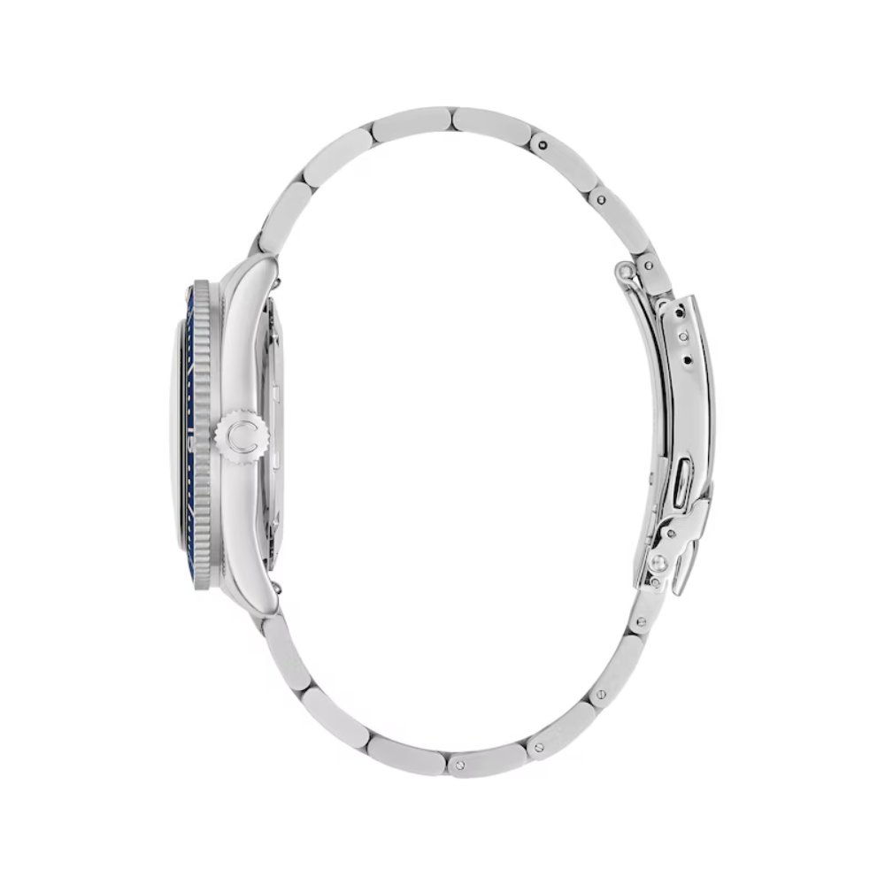 Caravelle Sea Hunter Automatic Stainless Steel with Blue Dial | 43B178