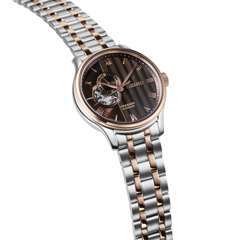 SEIKO Presage Japanese Zen Garden "Kyoto Autumn Leaves" Brown Dial | SSA466
