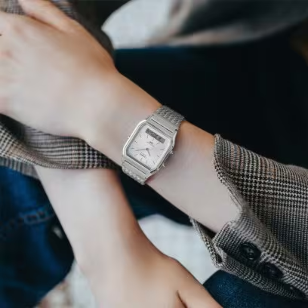 CASIO Quartz Vintage Stainless Steel  | AQ230EM-7A
