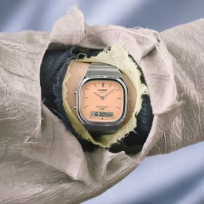 CASIO VINTAGE Quratz Pale Matte Orange Dial | AQ240E-4A