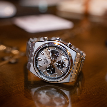 CASIO Edifice Standard Chronograph Silver | EFB730D-7AV