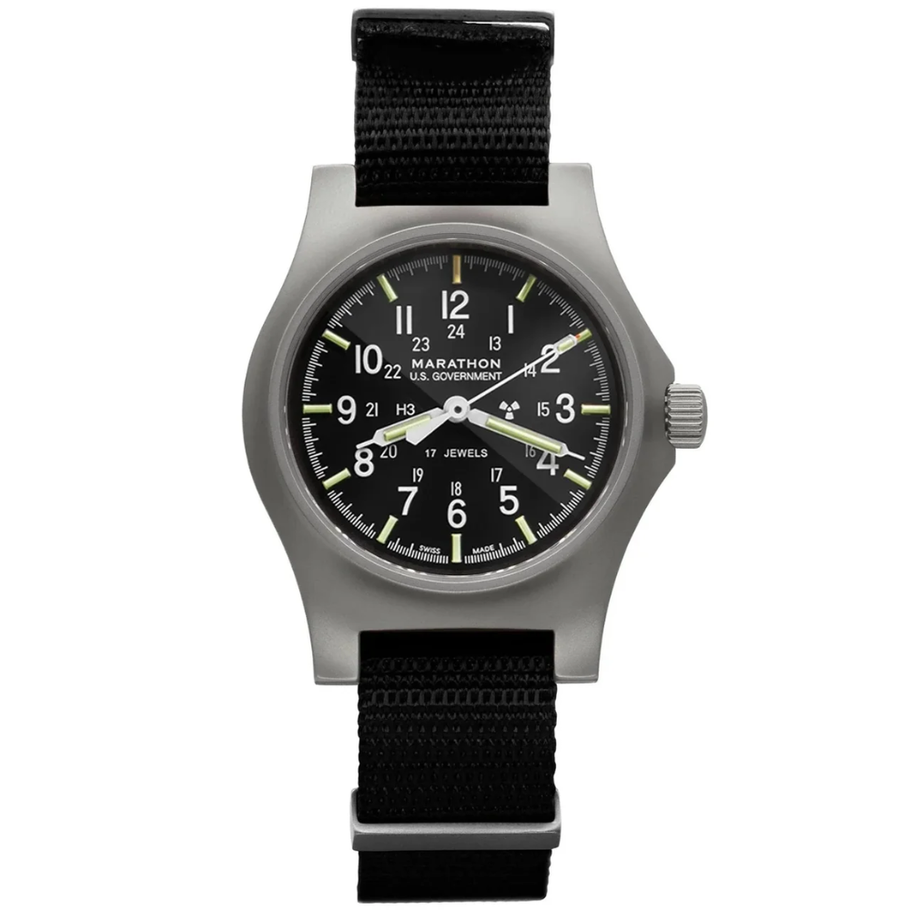 Marathon Officer’s Watch Mechanical GPM US Government Marking Black Dial 36mm | WW194003SS-0008