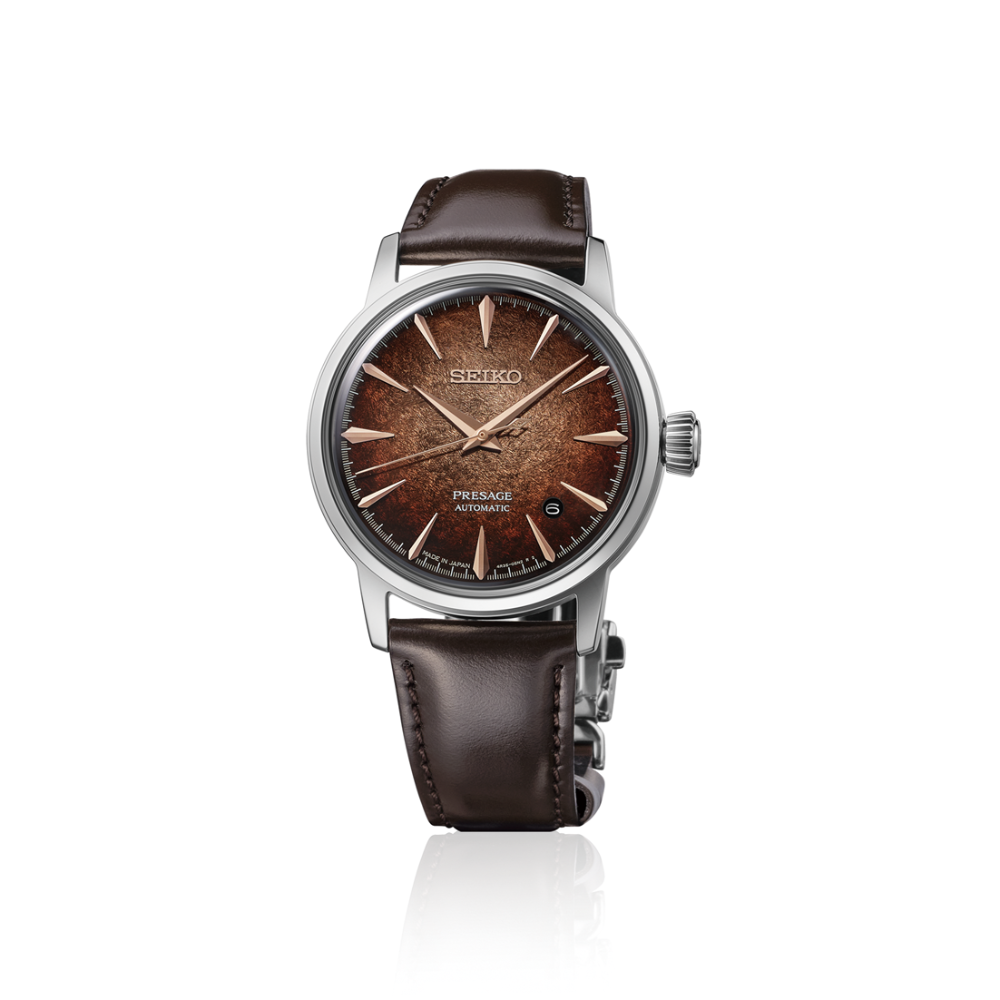 SEIKO Presage Automatic Cocktail Time Whiskey Mist | HCB003