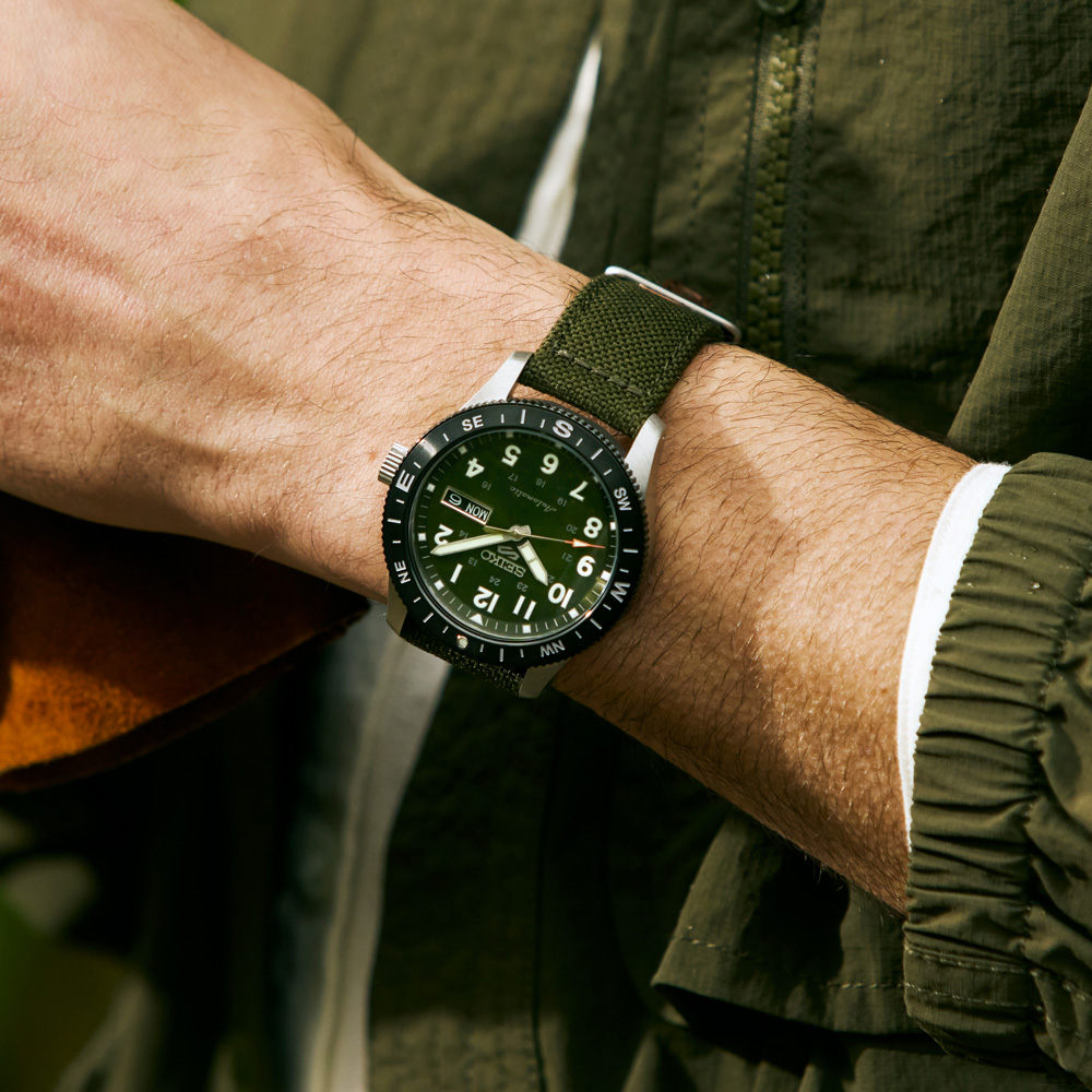 SEIKO 5 Sports Field series khaki Green Dial | HDB008