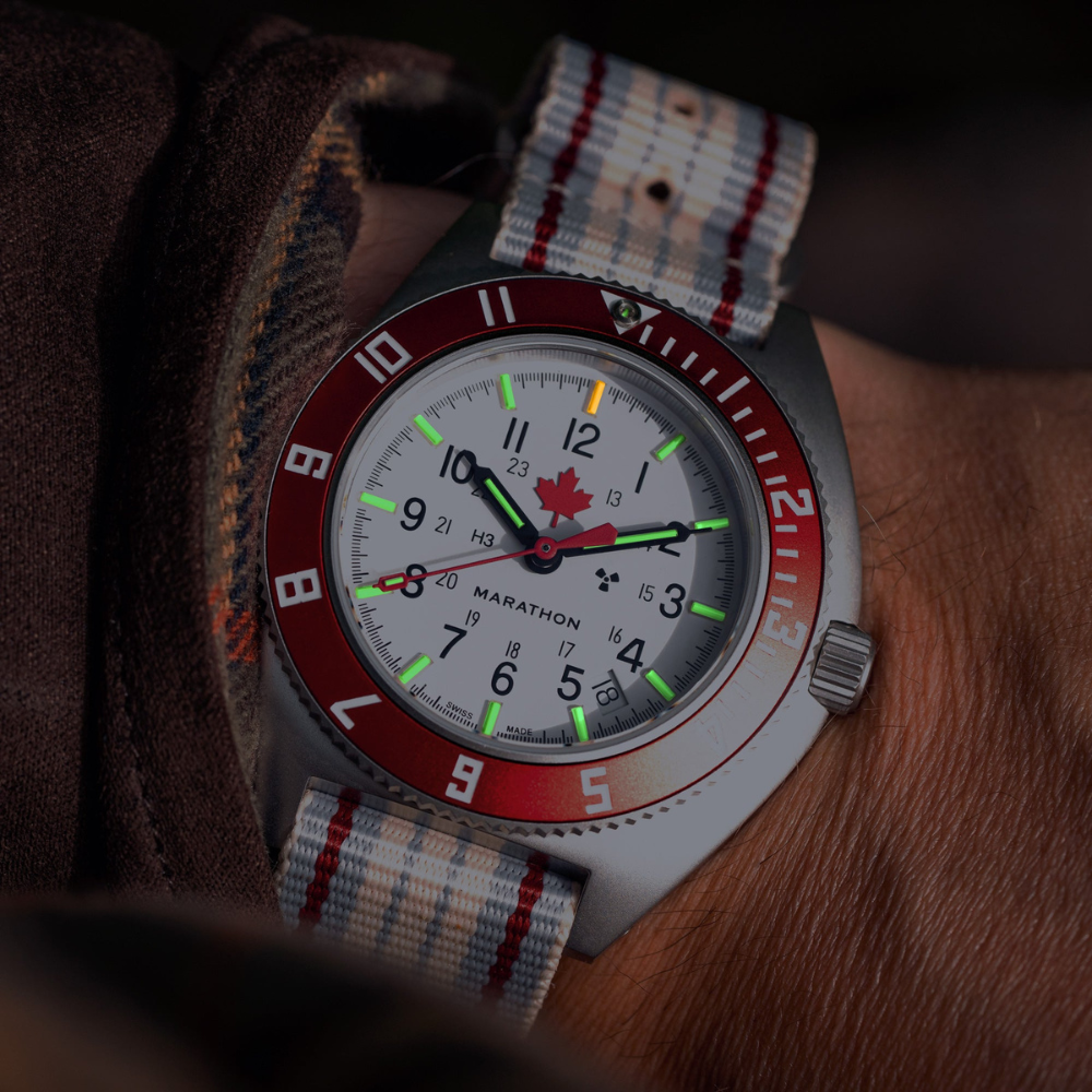 Marathon SSNAV-D AUTO Arctic Edition, Tritium Pilot's Automatic White Dial 41mm | WW194030SS-1601