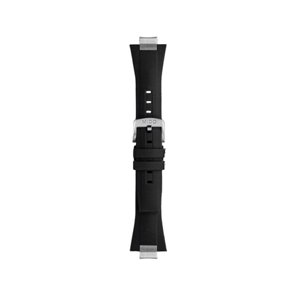 MIDO Multifort 8 Two Crowns or One Crown Black Rubber Strap 12mm | M852.019.654