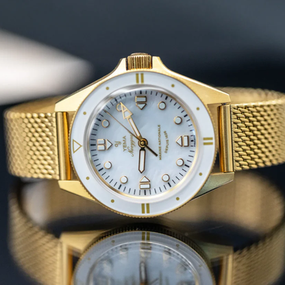 YEMA Navygraf Marine Nationale 400th Anniversary Edition Femme 34mm | YMHF1592MN-BM