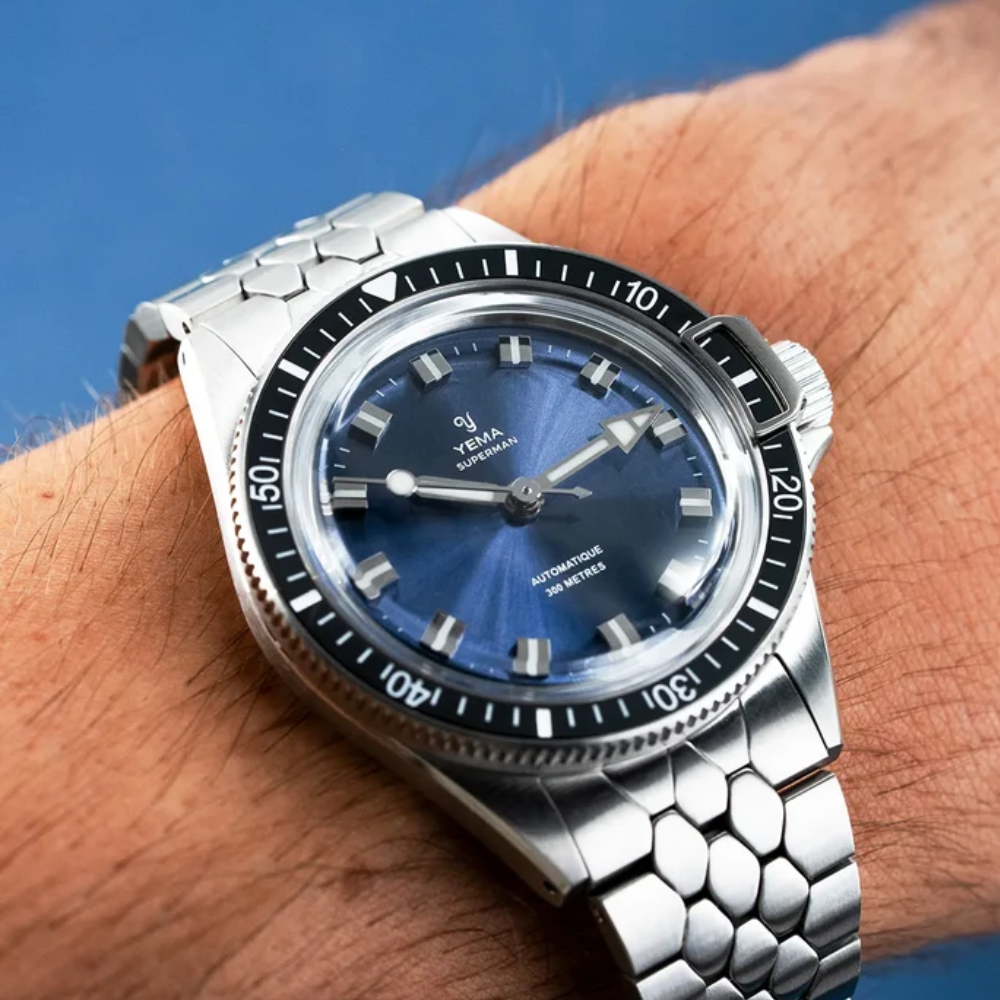 YEMA Superman Steel Blue CMM.10 39mm | 17.26.10.65.SN