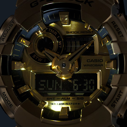 CASIO G-SHOCK G-STEEL 700 SERIES Gold Metal | GM700G-9A