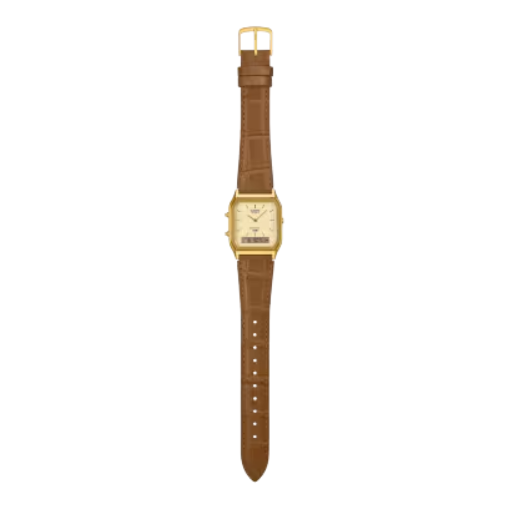 CASIO Quartz Vintage Gold Dial | AQ230EGL-9A