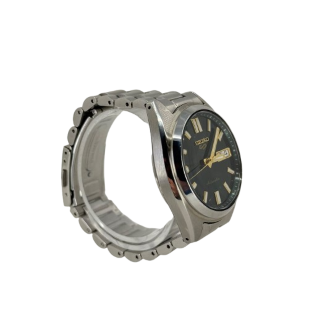 SEIKO 5 Sports SNXS Vintage Gold Collection in Green Tie (SRPL57K1)