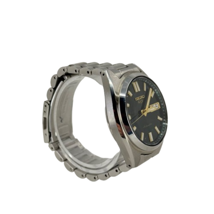 SEIKO 5 Sports SNXS Vintage Gold Collection in Green Tie (SRPL57K1)
