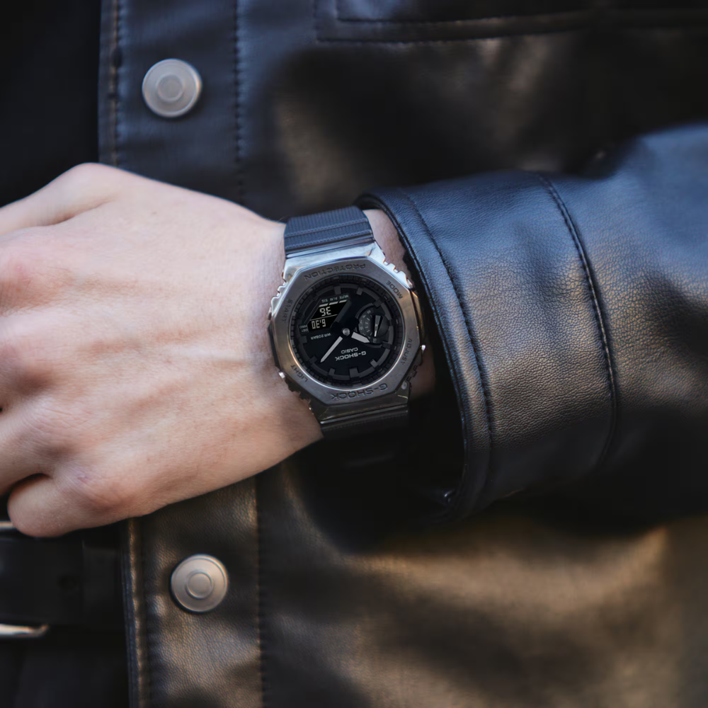 CASIO G-SHOCK ANALOG-DIGITAL 2100 Series Gunmetal | GM2100BB-1A