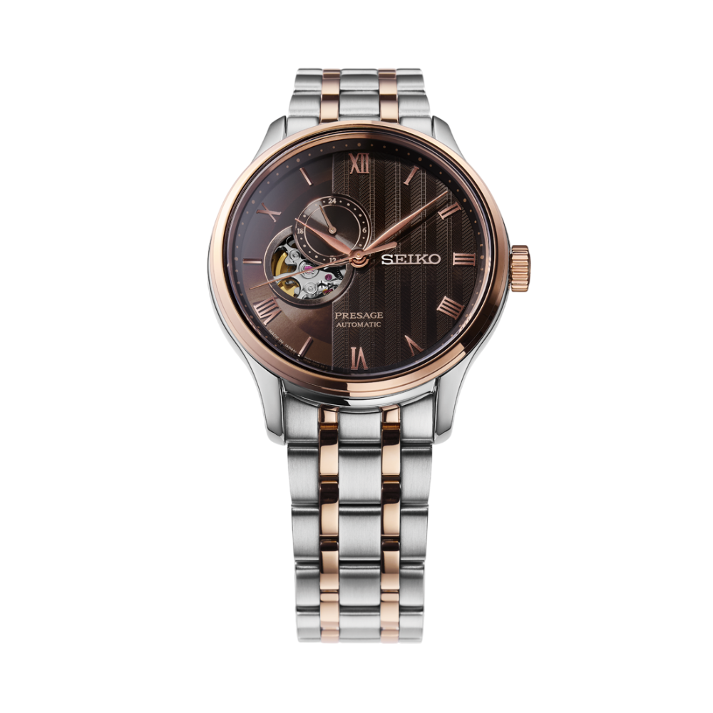 SEIKO Presage Japanese Zen Garden "Kyoto Autumn Leaves" Brown Dial | SSA466