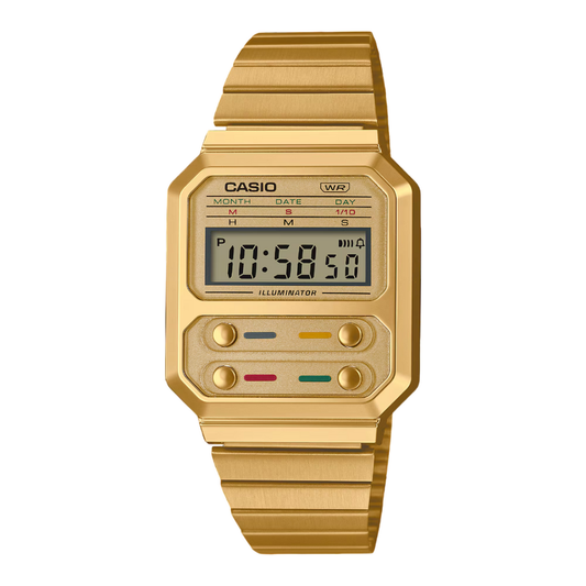 CASIO Vintage Gold Tone Retro | A100WEG-9AVT