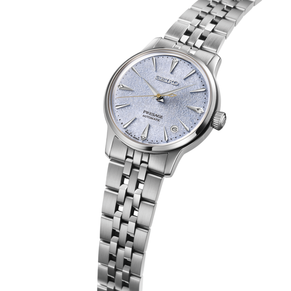 SEIKO Presage Cocktail Time Light Blue "Frozen Skydiving" Dial | SRPL61