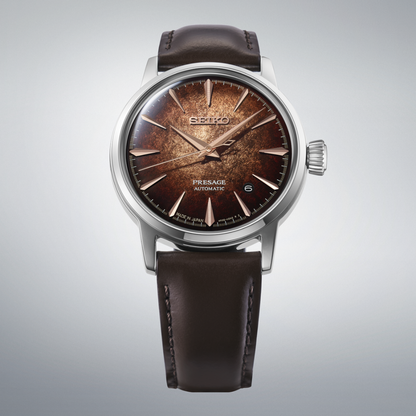 SEIKO Presage Automatic Cocktail Time Whiskey Mist | HCB003