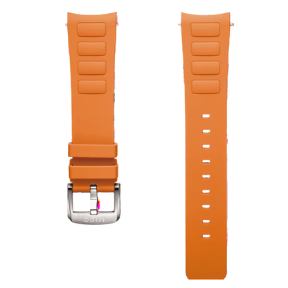 MIDO Multifort TV Big Date Orange Rubber Strap 22mm | M852.018.730