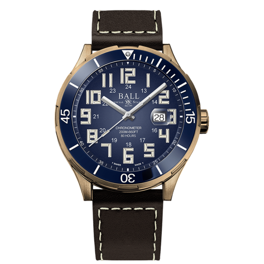 BALL Roadmaster StarLight Bronze Blue Dial 43mm | DD3072B-LC-BE