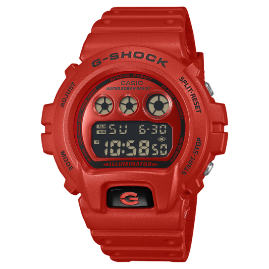CASIO G-SHOCK DIGITAL 6900 Series Red Resin Strap | DW6900RRB-4