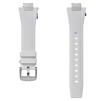 MIDO Multifort 8 Two Crowns or One Crown White Rubber Strap 12mm | M852.019.674