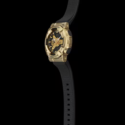 CASIO G-SHOCK ANALOG-DIGITAL GM-110 Series Gold/Black Dial | GM110G-1A9