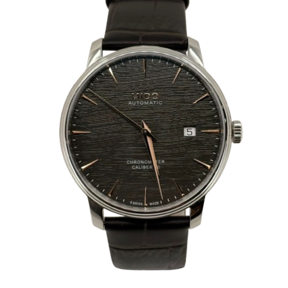 MIDO Baroncelli Chronometer Silicon Gent Black  (M027.408.16.061.00)
