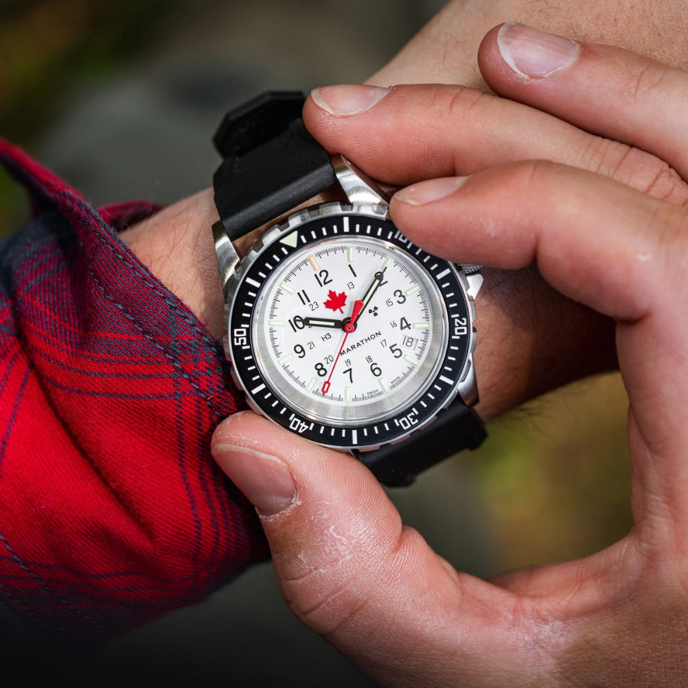Marathon GSAR® Arctic Edition, Red Maple, Tritium Diver's Automatic 41mm | WW194006SS-1630
