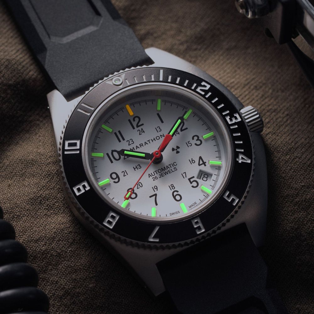 Marathon SSNAV-D AUTO Arctic Edition, Tritium Pilot's Automatic 41mm | WW194030SS-0530