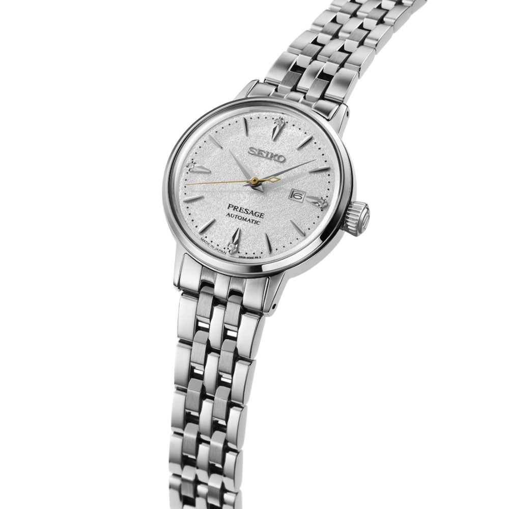 SEIKO Presage Cocktail Time White Dial Diamond | SRE017