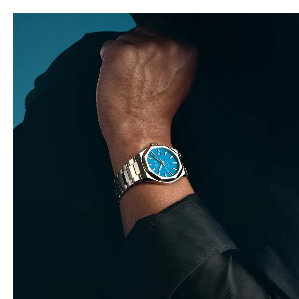 MIDO Multifort 8 One Crown Turquoise Dial | M055.507.11.041.00