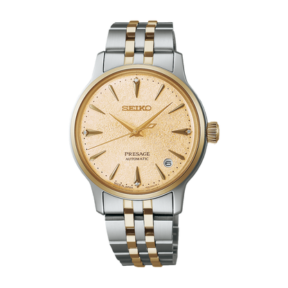 SEIKO Presage Cocktail Time "Frozen Daiquiri" Champagne Dial With Diamond Markers | SRPL64