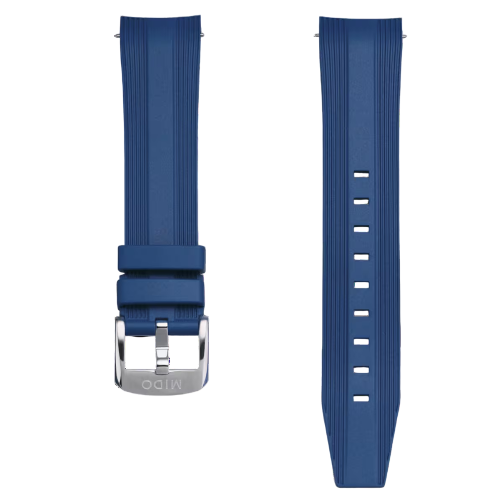 MIDO Ocean Star 39 Blue Rubber Strap 20mm | M852.019.311