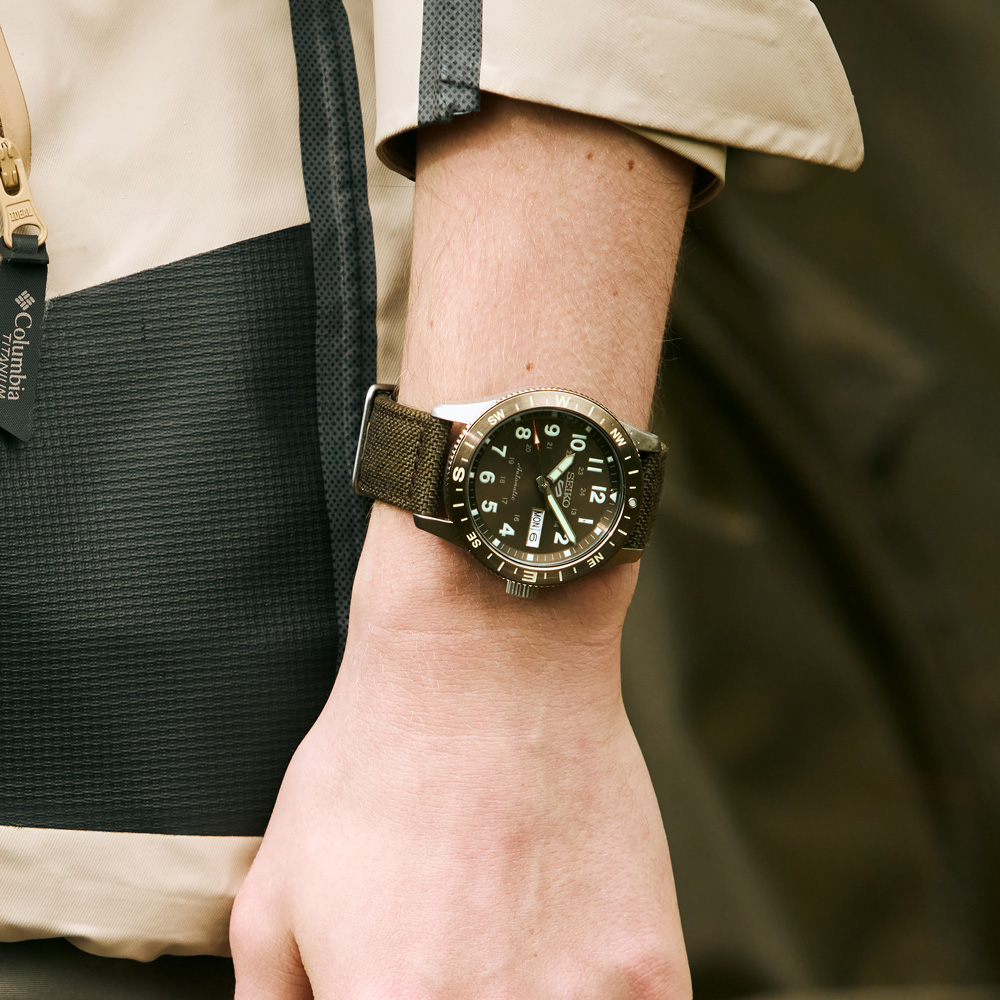SEIKO Automatic 5 Sports Field series Earthy Brown Dial | HDB009