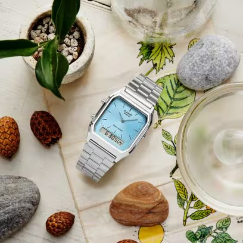 CASIO VINTAGE Blue Dial | AQ230A-2A1