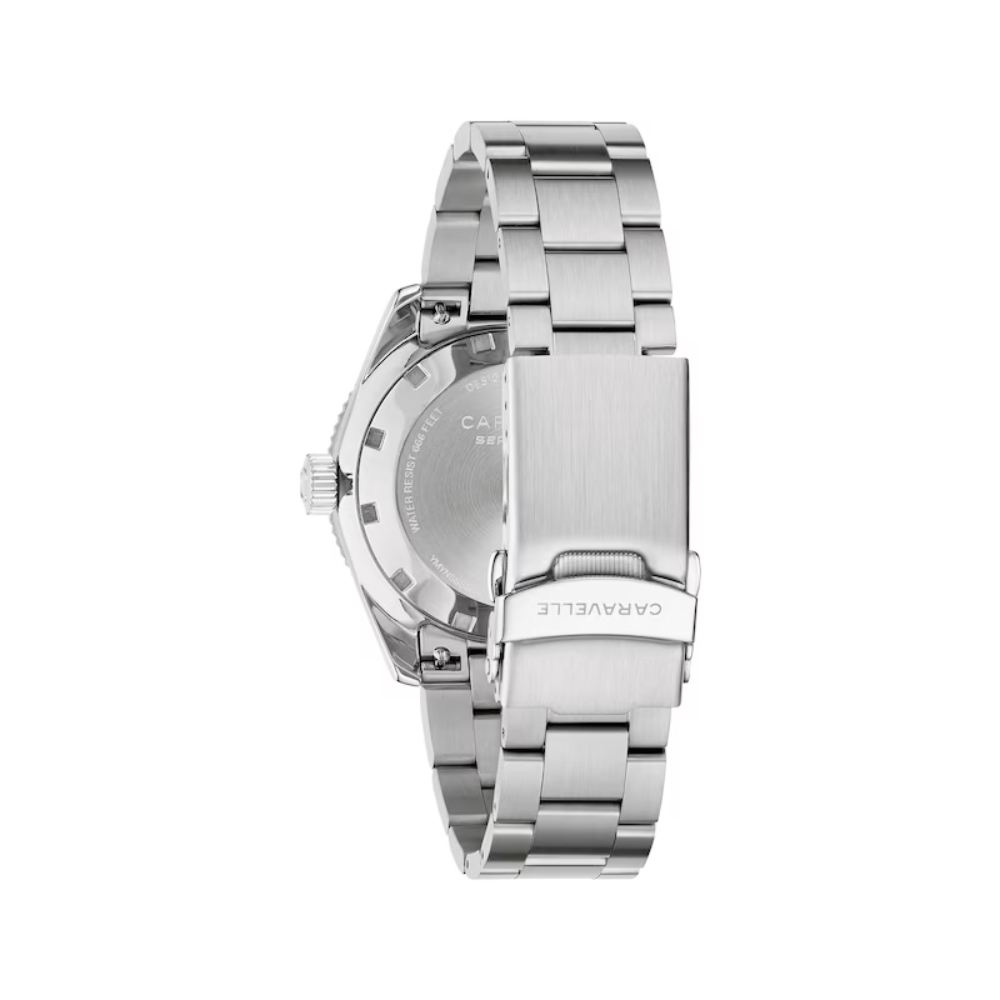 Caravelle Sea Hunter Automatic Stainless Steel with Blue Dial | 43B178