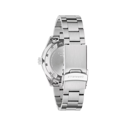 Caravelle Sea Hunter Automatic Stainless Steel with Blue Dial | 43B178