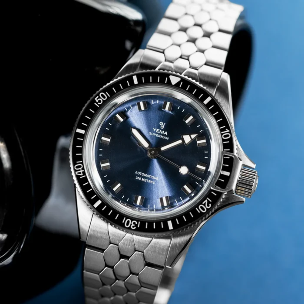 YEMA Superman Steel Blue CMM.10 39mm | 17.26.10.65.SN