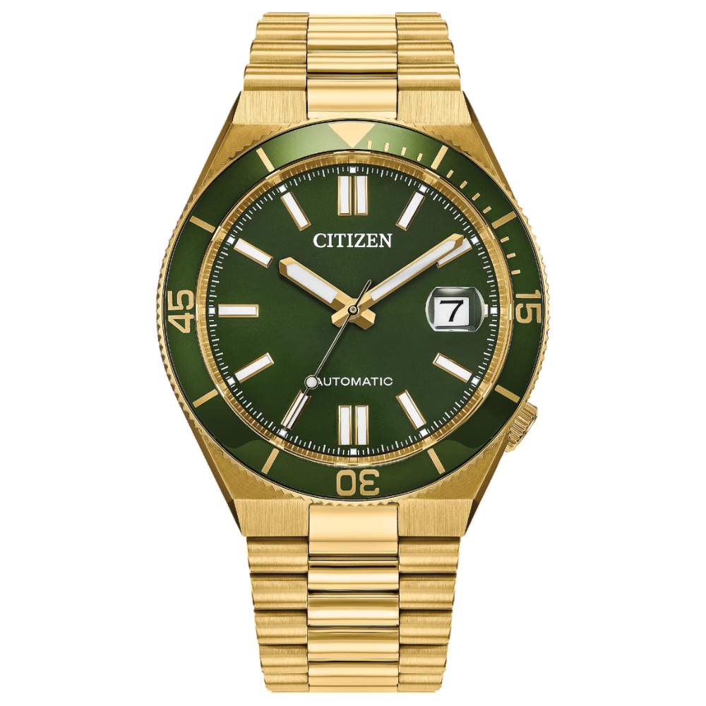 CITIZEN Tsuyosa Shore Automatic Stainless Steel Green Dial | NJ0232-53X