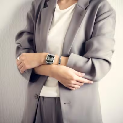 CASIO VINTAGE Digital Stainless Steel | A100WE-1AVT