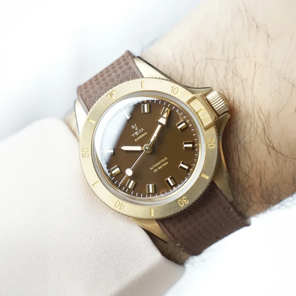 YEMA Superman Bronze CMM.10 Brown Dial 39mm | 17.26.10.38.ZN.U8
