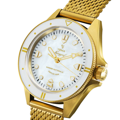 YEMA Navygraf Marine Nationale 400th Anniversary Edition Femme 34mm | YMHF1592MN-BM