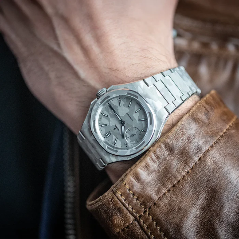 YEMA Wristmaster Slim Small Seconds CMM.29 Camo Special Edition | 76.26.29.09.SNL.M