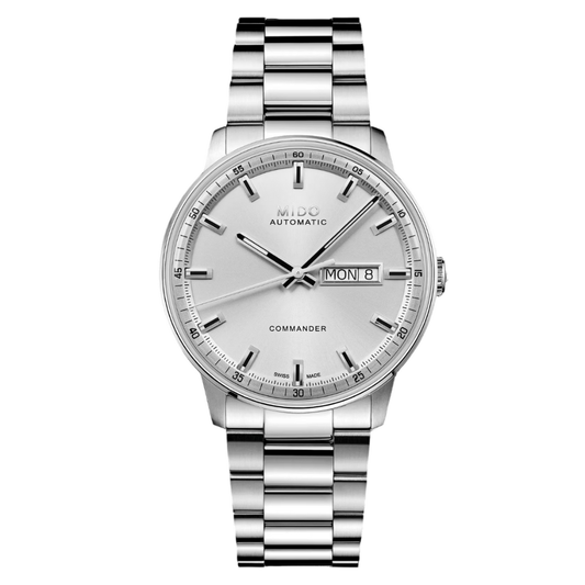 MIDO Commander Datoday Silver Dial | M021.430.11.031.00