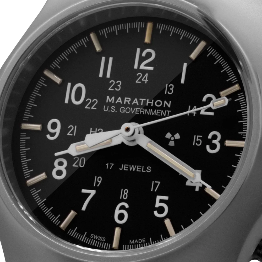 Marathon Officer’s Watch Mechanical GPM US Government Marking Black Dial 36mm | WW194003SS-0008