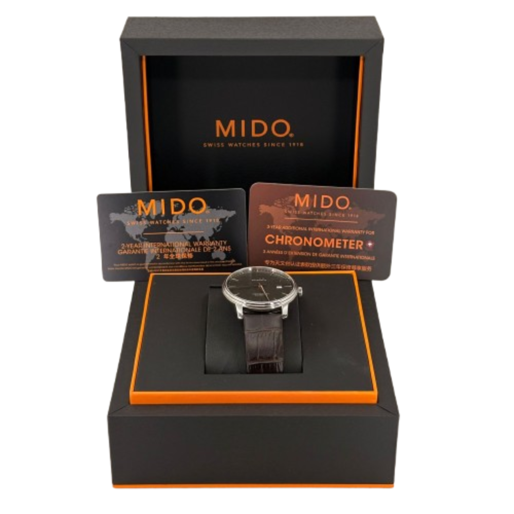 MIDO Baroncelli Chronometer Silicon Gent Black  (M027.408.16.061.00)