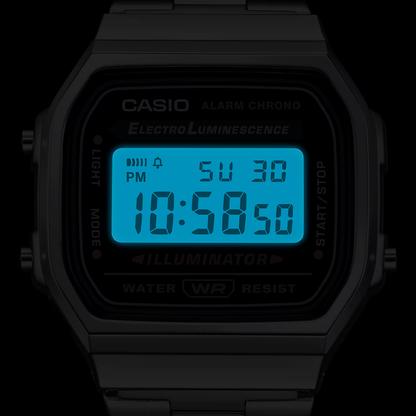 CASIO Vintage Black Digital Dial  | A168WA-1